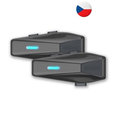 Asmax S2 Mesh-8 Clip Interkom DUO na motocykl